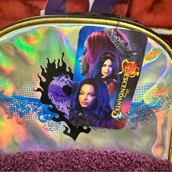 Disney Descendants Holographic Backpack with Purple Accents main image 9